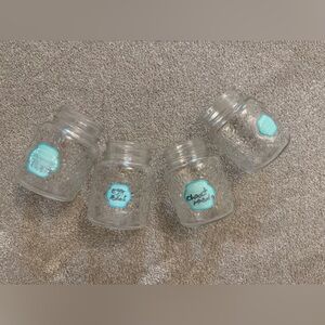 the Pioneer Woman Set 4 Betsy
Storage Mason Jars Glass Floral
16oz & Ball lids